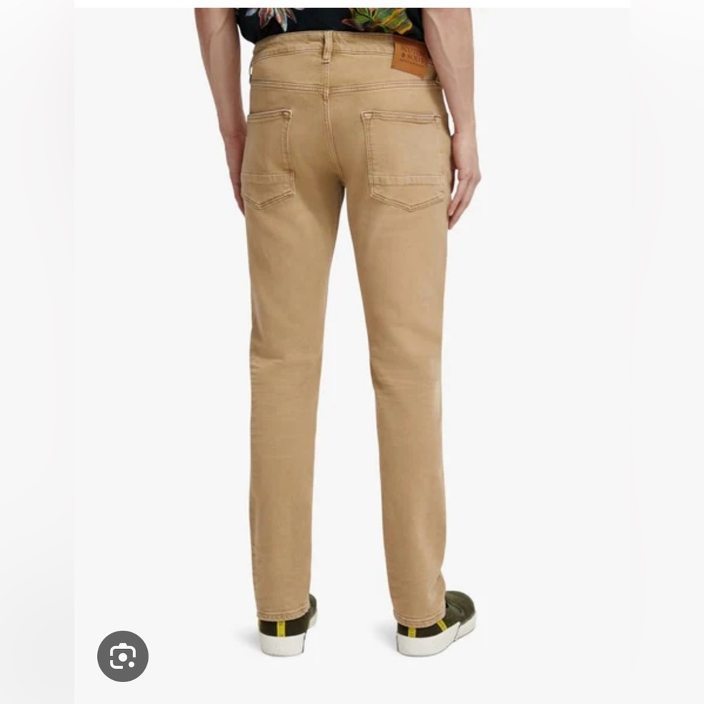 Scotch & Soda Relaxed fit Khaki Jeans - button fly